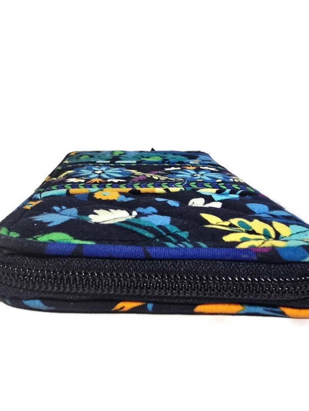 Vera Bradley Midnight Blues Accordion Wallet Zip Around Clutch Retired - Picture 4 of 15